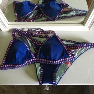 VS blue bikini